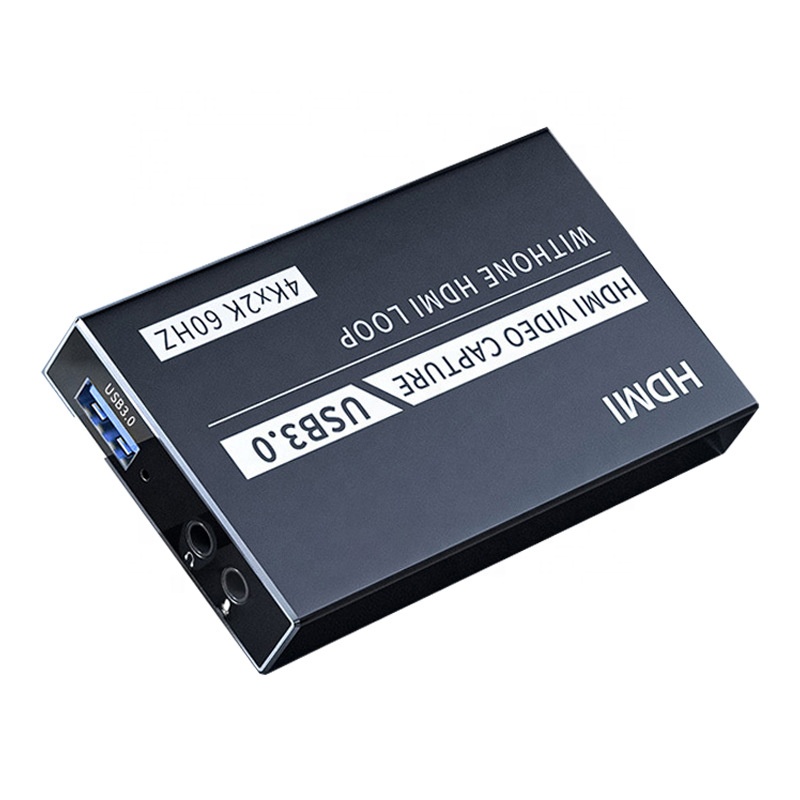 60 Гц 4K алюминиевого сплава Usb3.0 4K видео захват 30 Гц 1080P Usb 3,0 видео захвата Usb аудио Плата видеозахвата с петлей