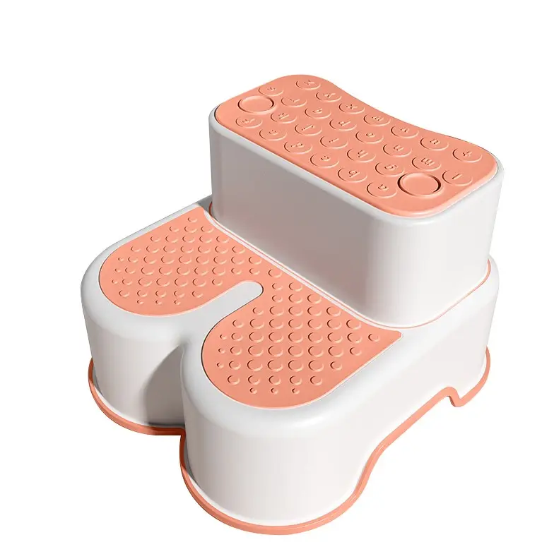 New Upgrade Design Rabbit Shape 2 In 1 Detachable Kids Toddler Step Stool Baby Dual Height Step Stool