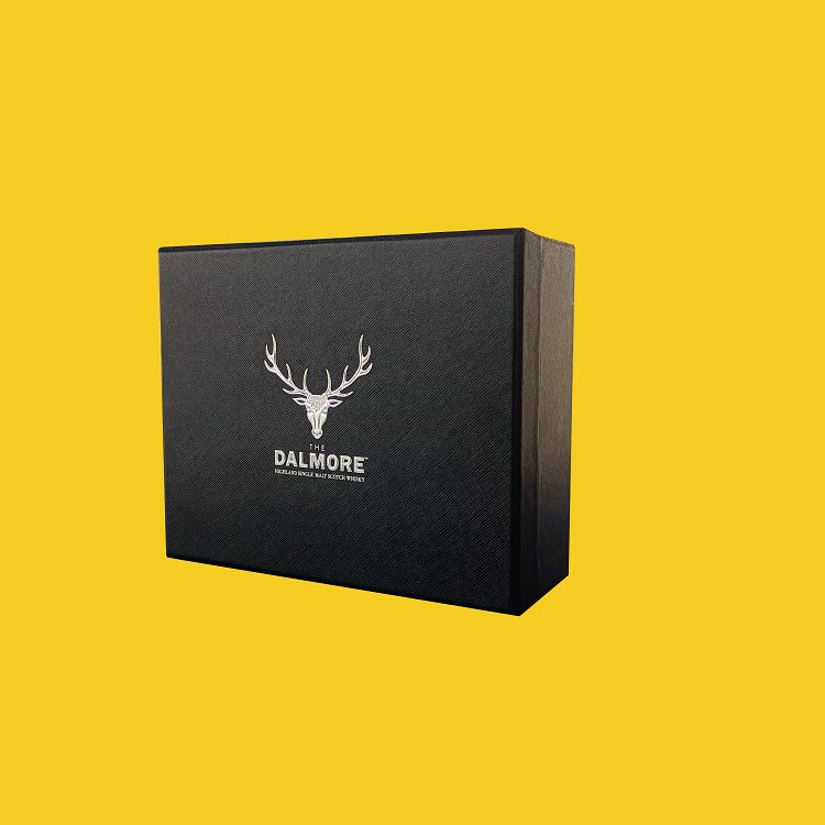 HXPP Chinese Manufacturer Customized Printing Grey Board Alcohol Packaging Box With EVA Insert For Brandy/Whisky/Gin Set
