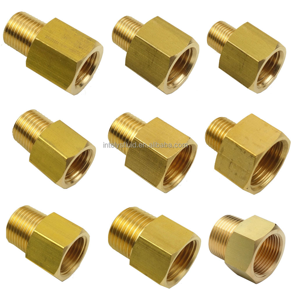 BSPT BSPP G NPT латунный фитинг для труб, переходник с штекера на гнездо BSPT на адаптер NPT, редуктор фитинга трубы 1/8 1/4 3/8 1/2 3/4 1 дюйм
