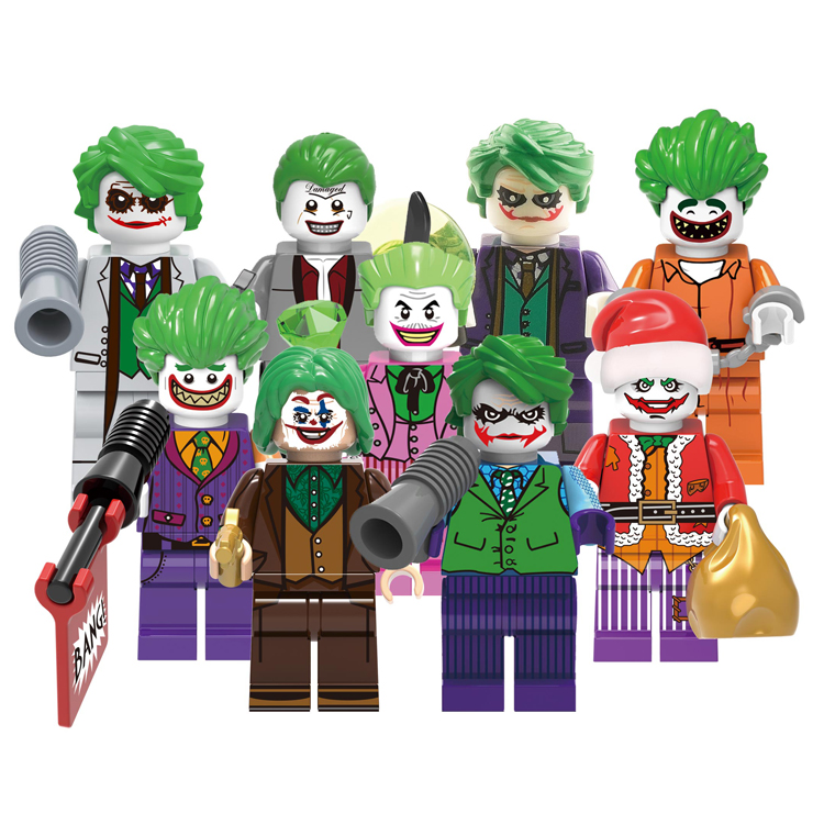 Superheros Мини фигурки пластиковые строительные блоки Совместимые с LEGO кирпичные игрушки развивающие игрушки