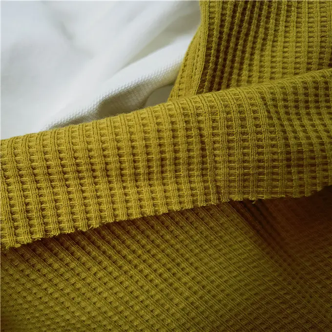 Cotton Modal Waffle Knit Fabric