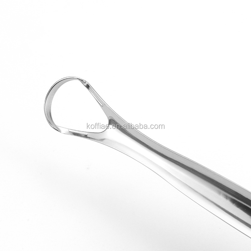 Koffiae customized tongue scraper cleaner mouth limpia lengua tongue cleaner