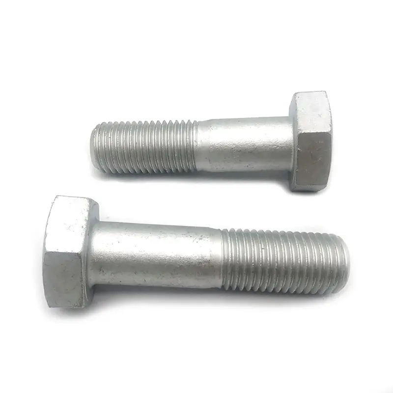 GB1228 Heavy Hex Bolts for Steel Structure grade 10.9s Large hexagon bolt connection pair dacromet Galvanized Bolts