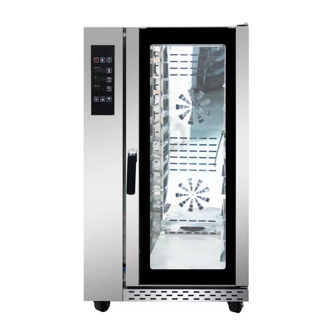 High Quality 5/8/10/12/20 Trays Convection Electric Oven Ordinary Stainless Steel Power Food Technical Parts Baking