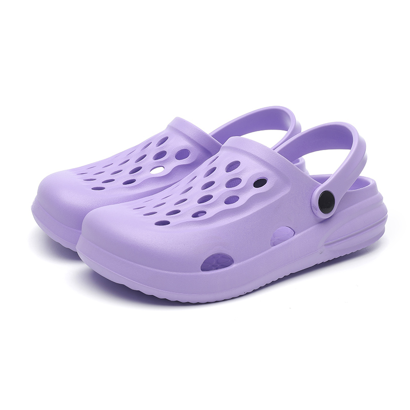 The manufacturer produces customizable EVA moisture-proof and waterproof women's garden shoes non-slip men's hole shoes