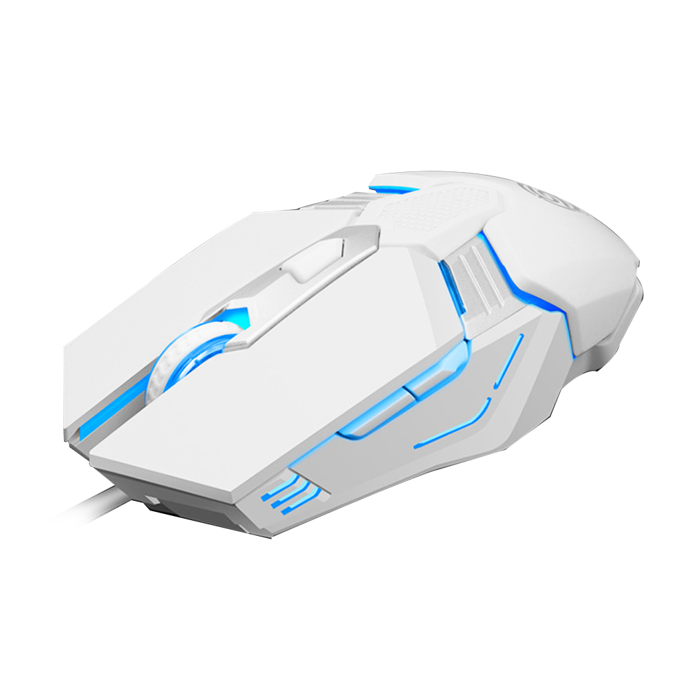2021 New Rgb Six Button Led Light Mouse Dpi M12 Wired Glowing Computer Gaming Mouse Programming Gaming Mouse