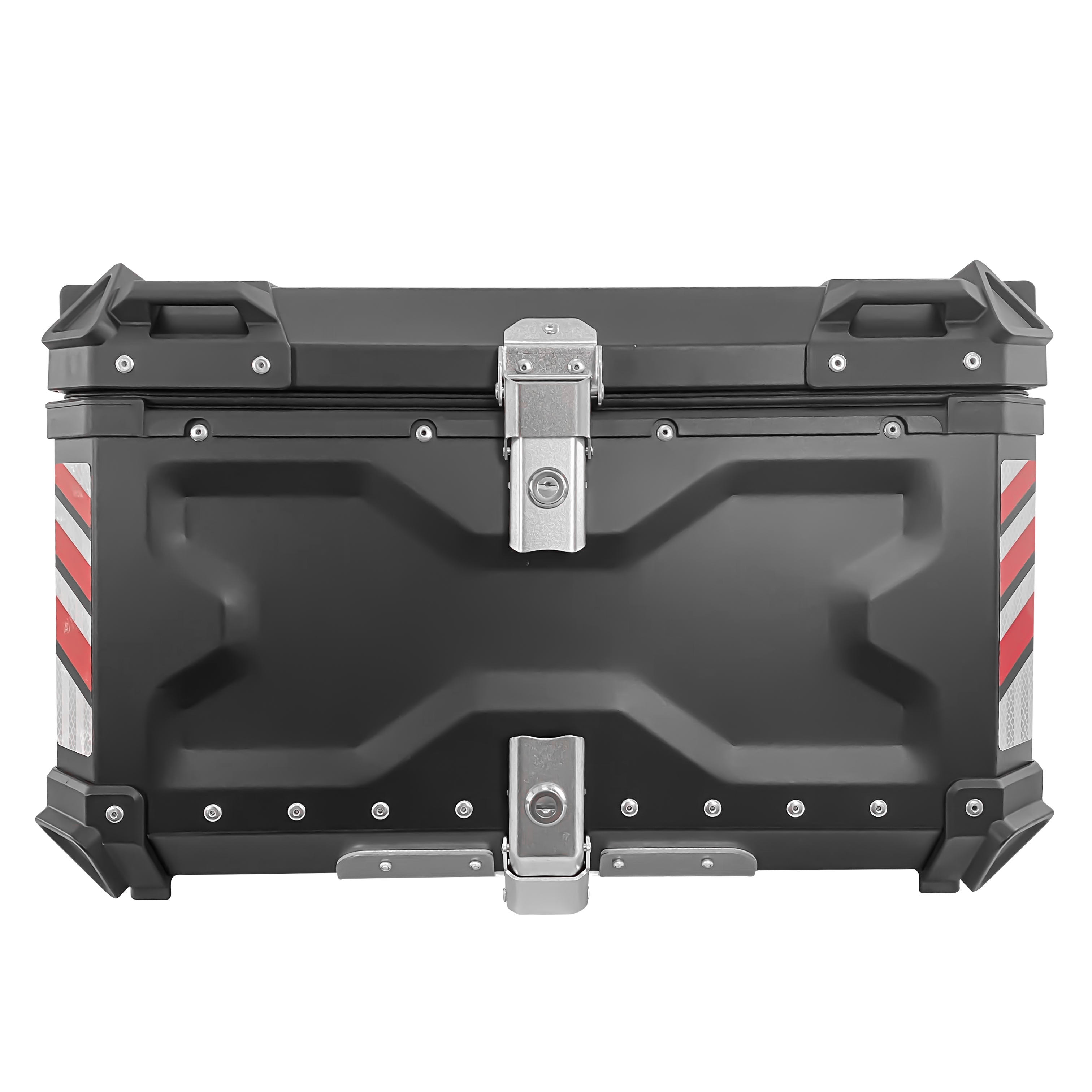 80L X дизайн кофр для мотоцикла из алюминия для хранения багажа сзади верхней крышке велосипед компьютерной приставки к телевизору мотоцикл ящик из алюминиевого сплава