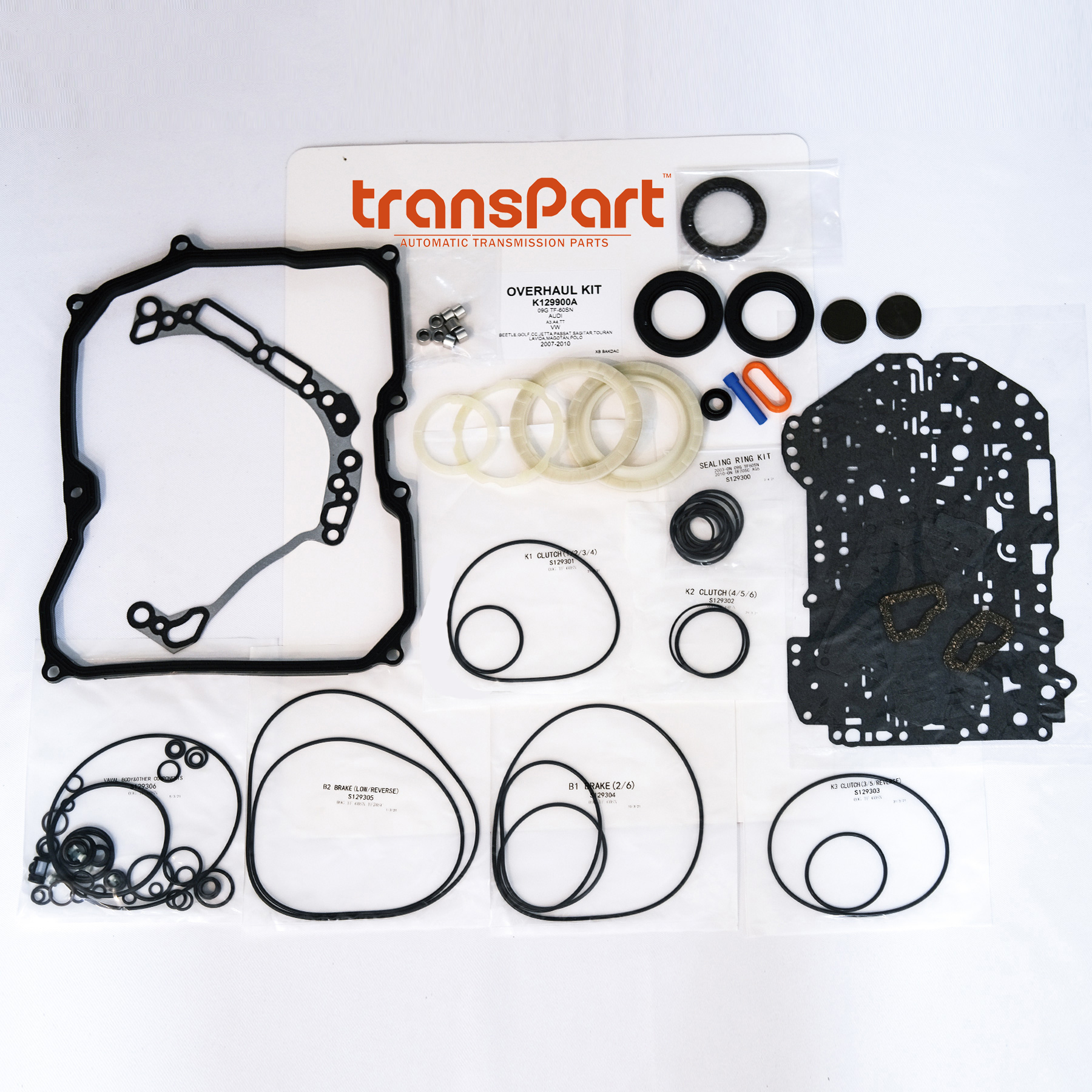 09G TF-60SN Automatic Transmission Gearbox Overhaul kit Seal Kit for AUDI VW Manufacturer Direct selling