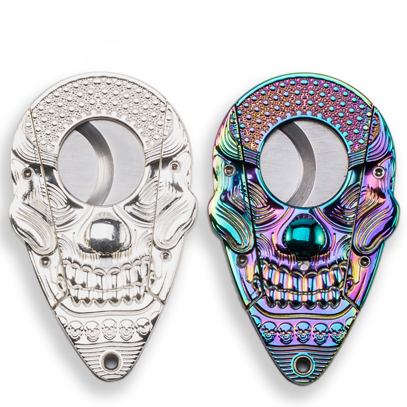 Custom Logo Stainless Steel Cigar Cutter Bulk Hot Sale Boutique Cigar Cutter smoking cigarette accessories