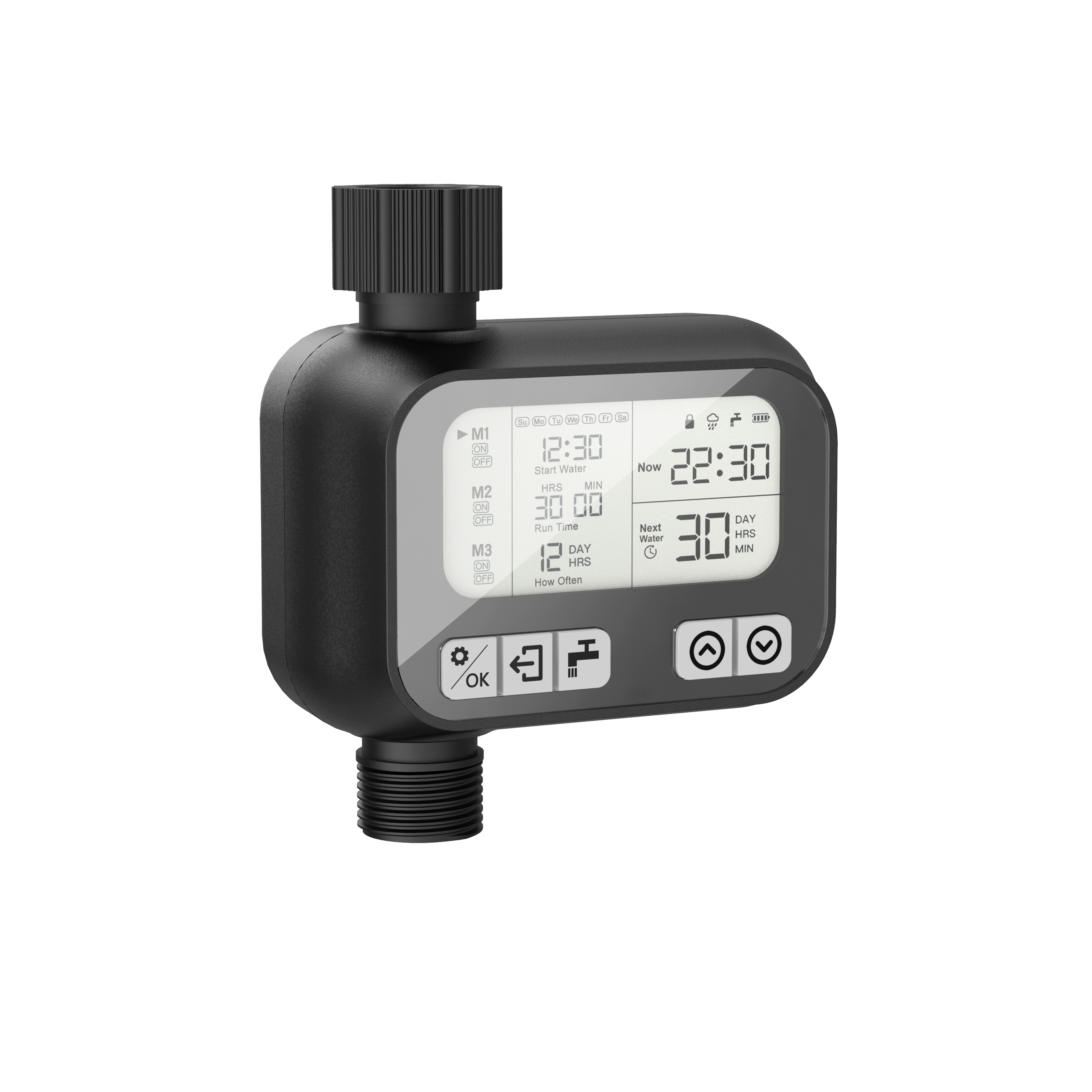 Water Irrigation System Controller Timer Garden Automatic Watering Timer Outdoor Yard Electronic Automatic Water Timer