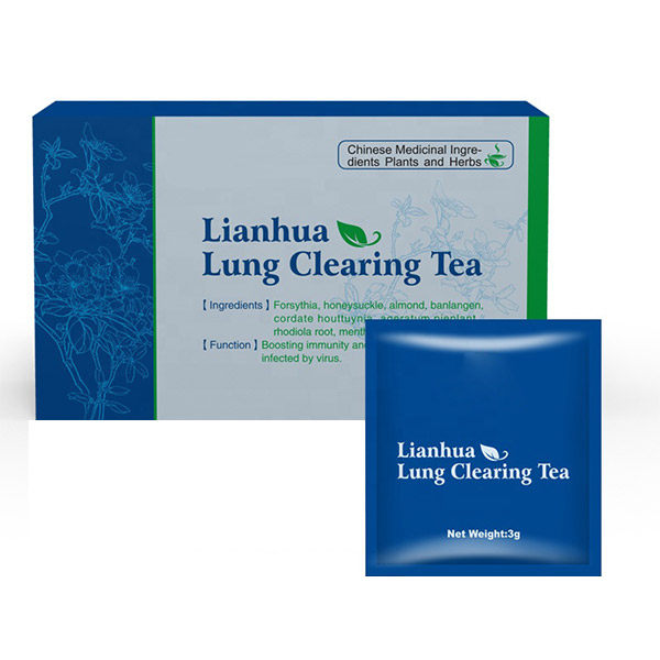 Chinese health natural herbal lianhua qingwen lung clearing lung detox tea