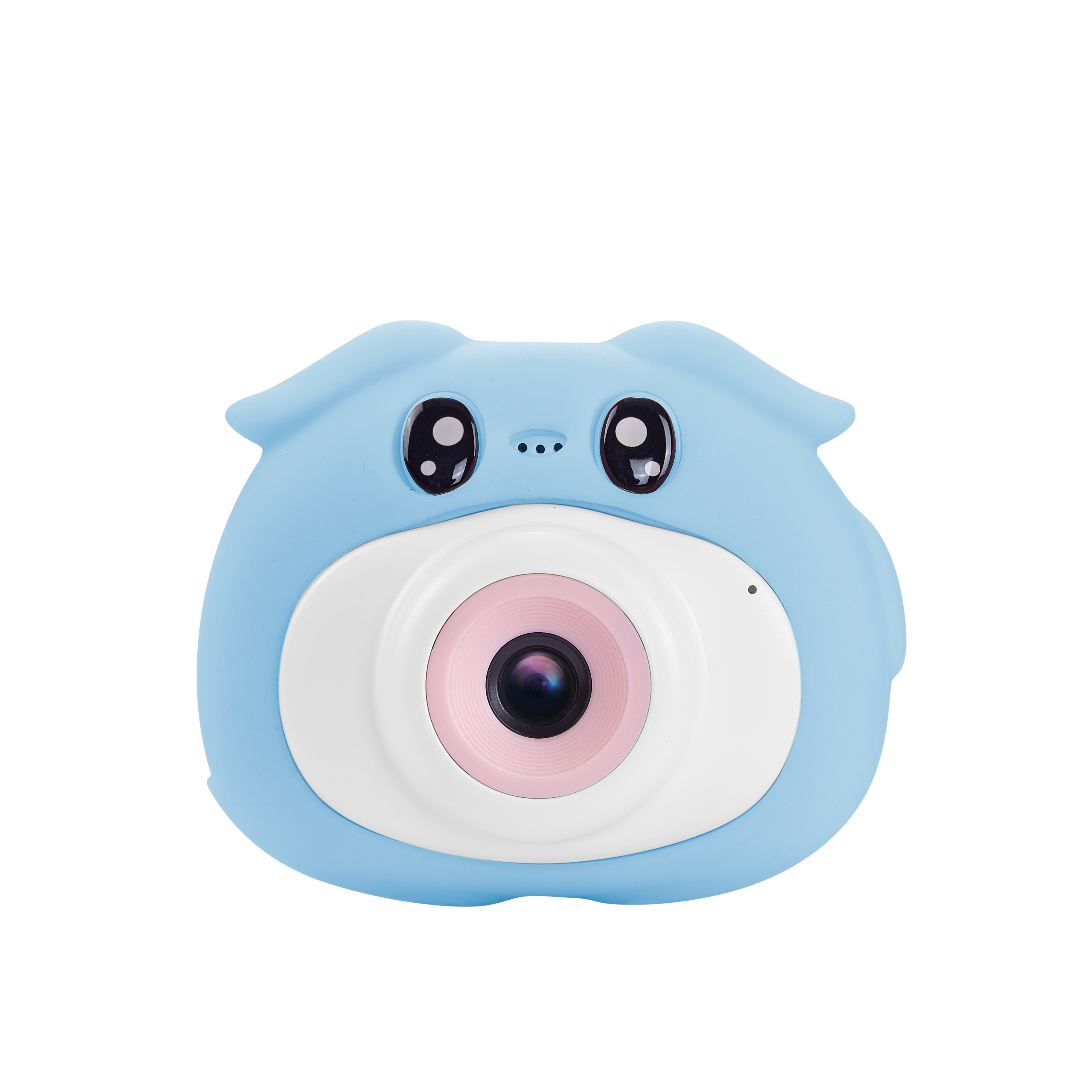 2021 Cartoon Pig Shape Kids Camera Mini 1080p HD 2 inch IPS Screen Display Small Mini Digital Camera for Children