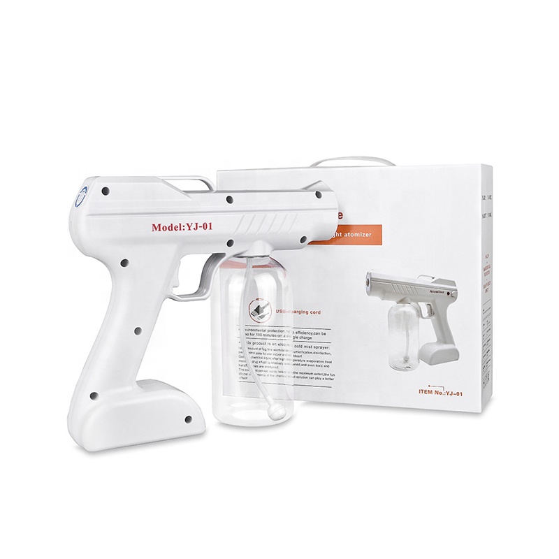 High Capacity Portable Cordless Blue Ray Nano Mist Spray Gun For Sterilization Disinfection