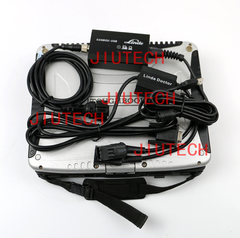 Диагностический инструмент для вилочного погрузчика Linde Canbox doctor pathfinder Linde LSG Lindos + thoughbook cf19