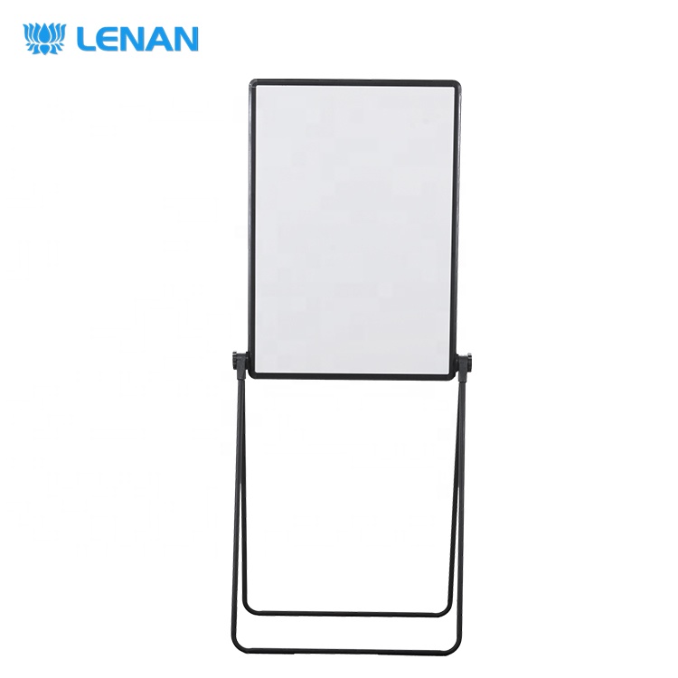 100 x 70cm U Shape Double Sided Mobile Magnetic Whiteboard Folding Training White Board Flip Chart Board with Easel