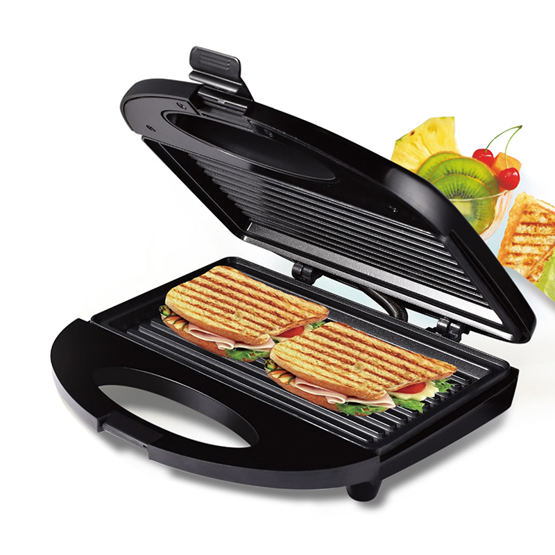 Электрический внутренний гриль 750 Вт Panini Press Sandwitch Maker со съемными антипригарными пластинами