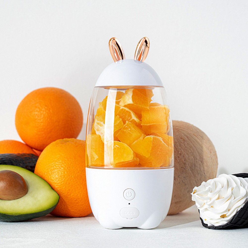 Hot Amazon Portable fruit juicer 304 stainless Cordless Blender with USB Rechargeable mini size Fruit Juicer