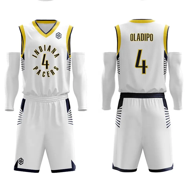 Sublimation Basketball Team Wear Blank Basketball Jerseys Logo Customized Basketball Uniforms Set