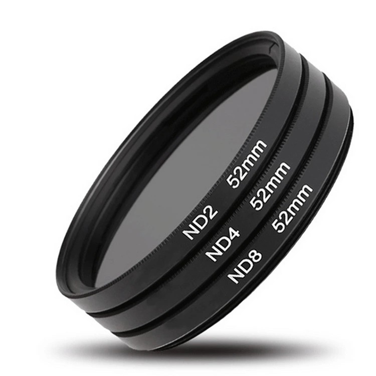 Фильтры нейтральной плотности для камер Canon, Nikon, Sony, ND2, ND4, ND8, 52 мм, 58 мм, 62 мм, 67 мм, 72 мм, 77 мм
