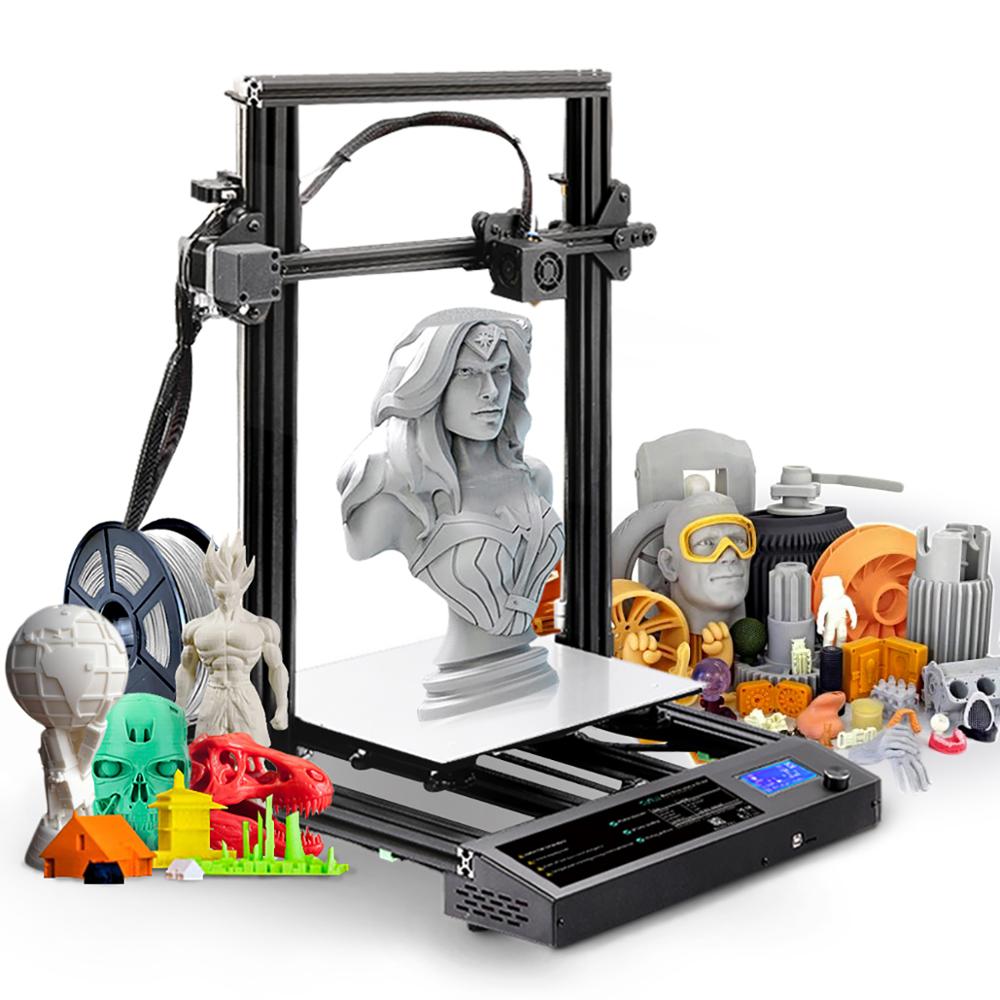 DIY 3D принтер 310x310x400 мм размер печати работает с различными нитями
