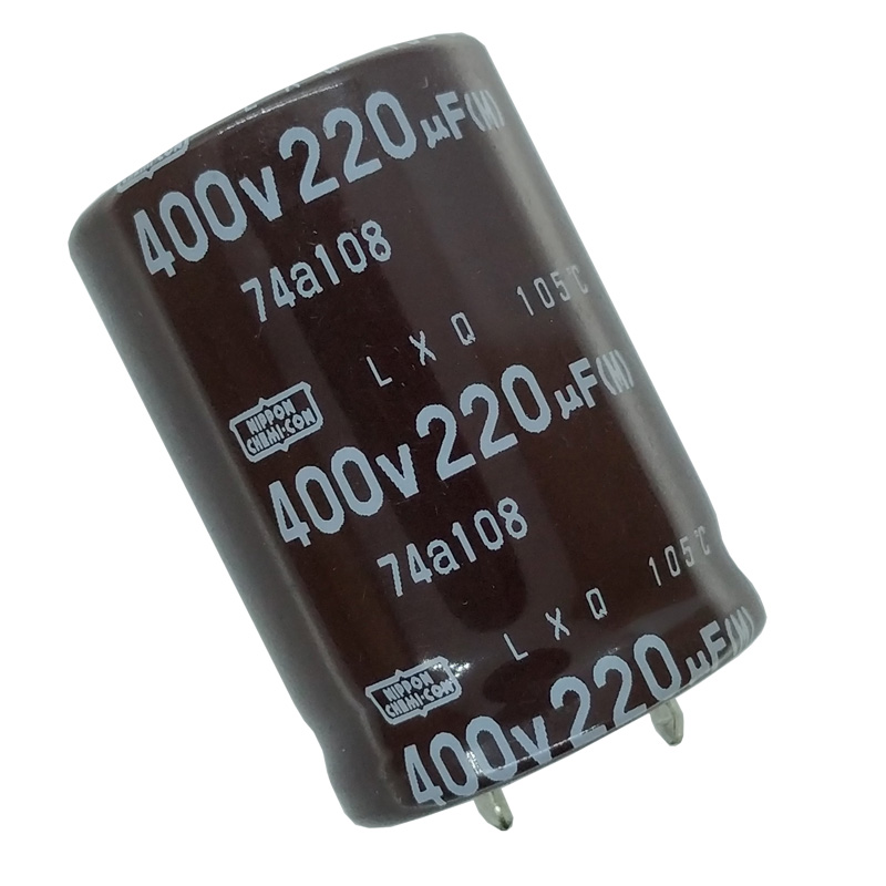 Алюминиевый электролитический конденсатор 400V 220uF 20% 400MXG220MEFCSN25X35