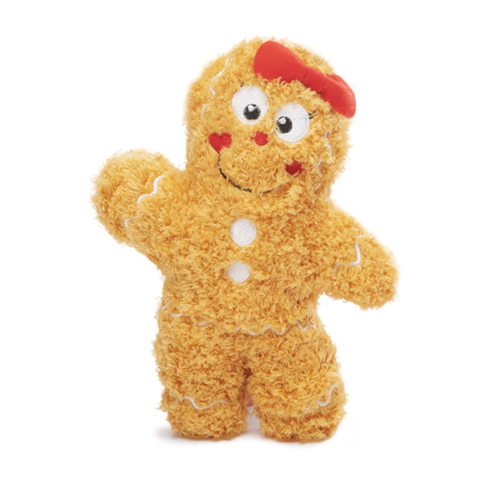 High Quantity Unique Design Stuffed Squeaky Christmas Toys Gingerbread Man