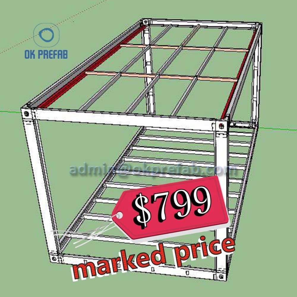 Low cost container Flatpack Container Frame Kit Casas Prefabricada