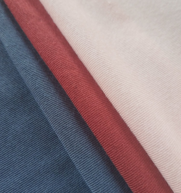 70% Tencel, 30% хлопок, 1 * 1Rib 70D, 100 см, г/кв. М, впитывающая пот, мягкая и комфортная ткань в рубчик из тенсела