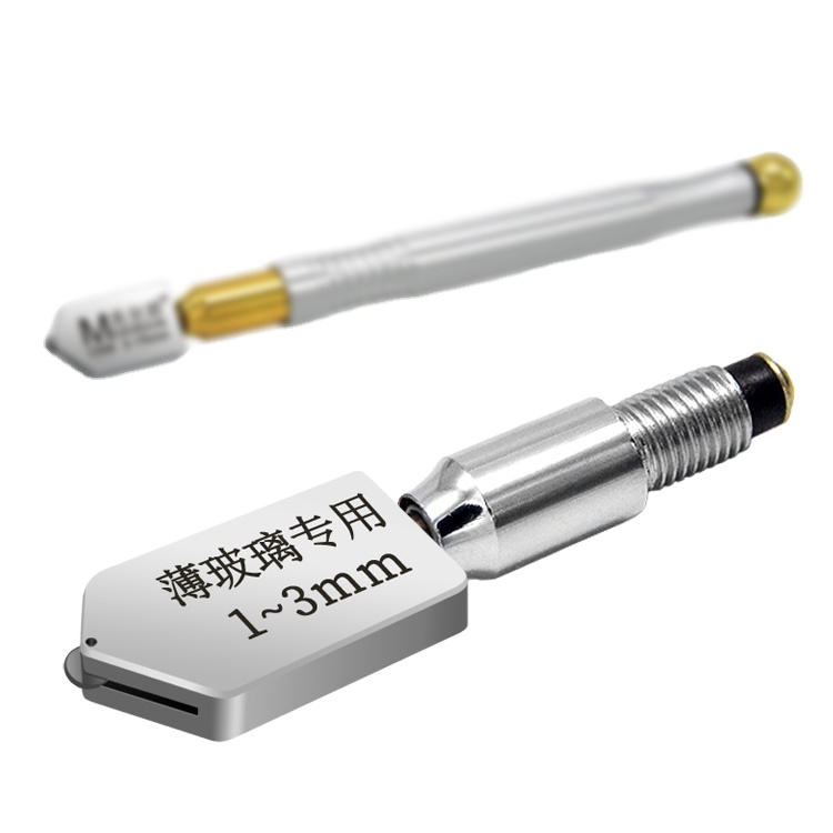 Wholesale Cutter Head Tools 13Mm Or 14Mm Width 1-3Mm Thin Glass Cutter Head Glass Cutter Head Wheels Cemented Carbide Handle