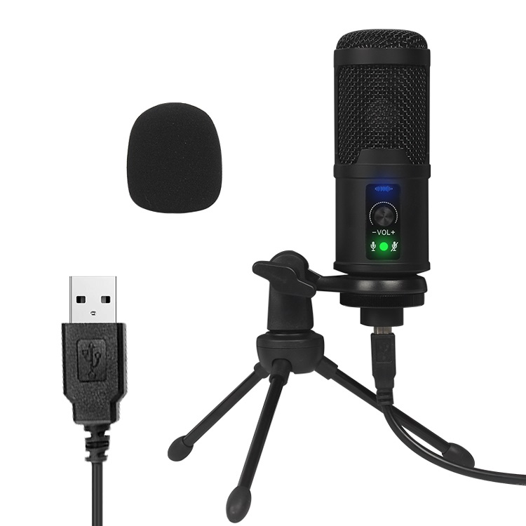 Профессиональный конденсаторный USB-микрофон с USB-разъемом