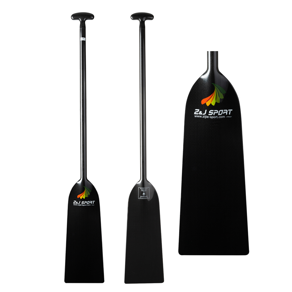 ZJ High Quality Carbon Fiber Oval Shaft Dragon Boat Paddle