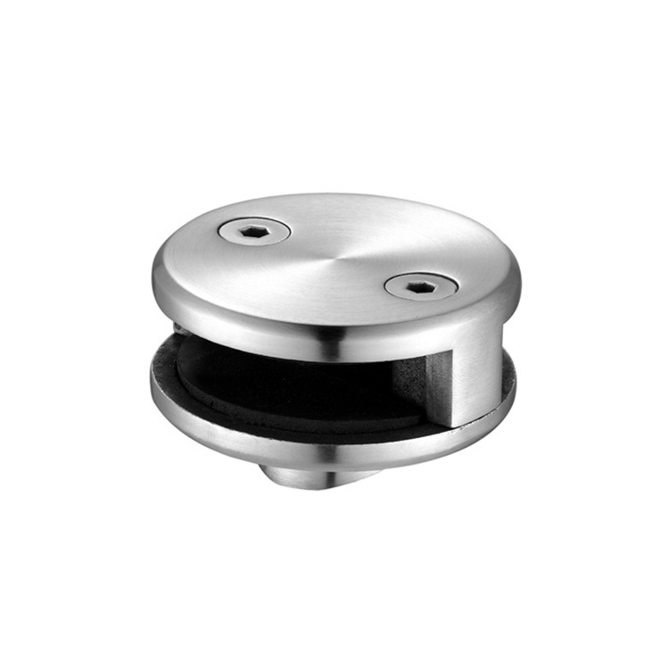 60mm D Shape Accessories Stainless Steel 8 to 12mm thickness Glass Clamp Stair Railing Glass Holder Glasses For Balustrades