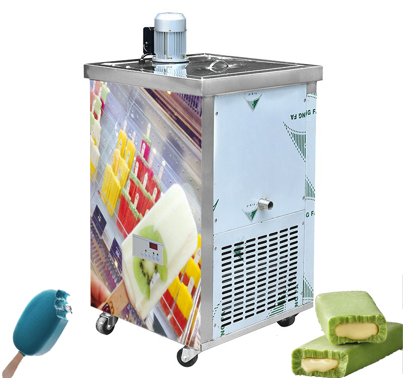 automatic Stainless steel 2 molds ice lolly popsicle mold making machine