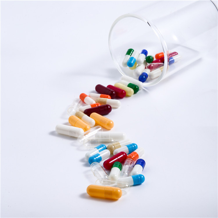Qualified multicolor hot sale halal gelatin pill shell empty capsules for medical