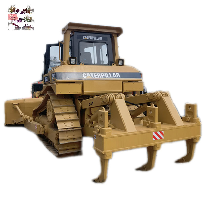 Японская гусеничная машина CAT D6R, б/у гусеничный бульдозер CAT D6