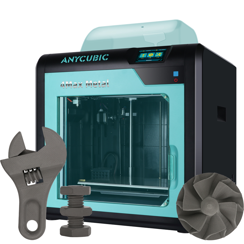 ANYCUBIC дешевый настольный большой металлический 3d принтер drucker для строительства домов