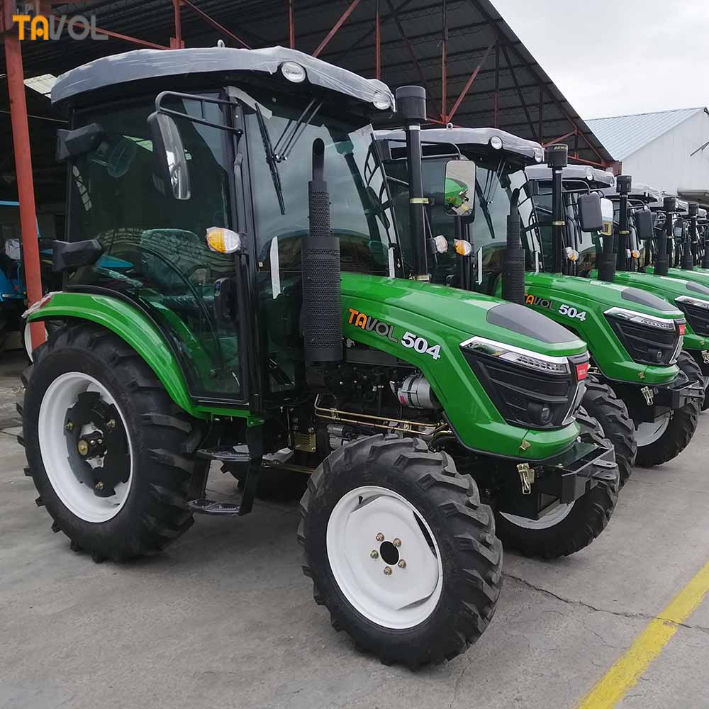 Новый дизайн, зеленый цвет, бренд tavol, 50hp, колесный сельскохозяйственный трактор