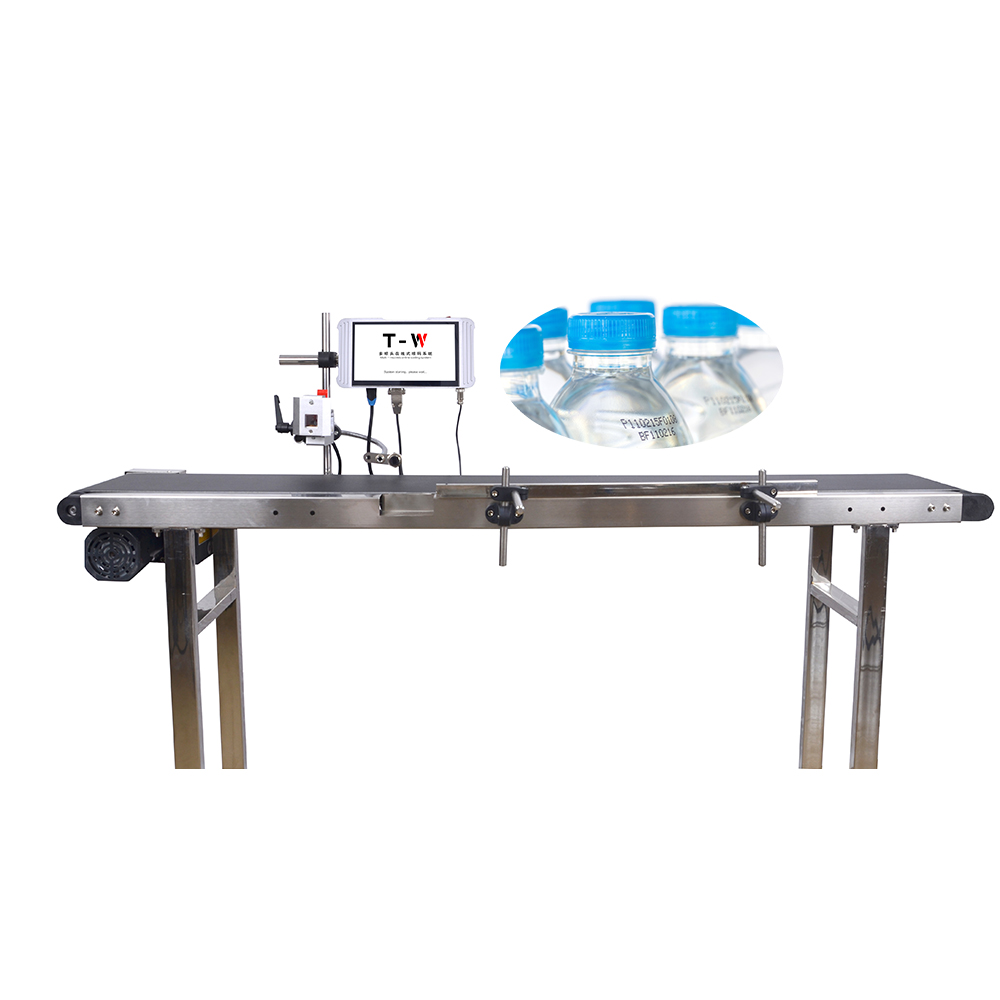 Automatic Continuous Online TIJ Thermal Inkjet Printer for Wood Floor Logo Date Batch Number