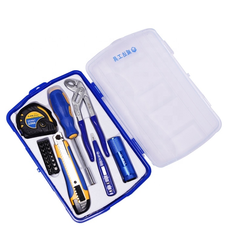 Maxpower Home Dormitory Office General Household Tool Set Garage Hand Tool Kit with Portable Tool Box