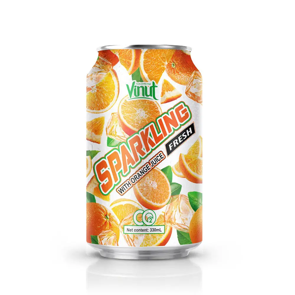 330ml VINUT Tropical Orange Juice Sparkling water