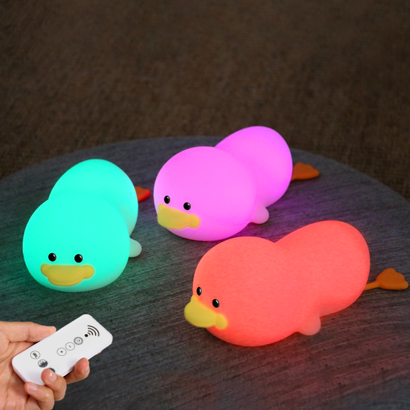 2021New Arrival 0.5W DC5V Table Lamp Kids Bedside Home Decoration Kids Sleeping Toy Penguin Duck night Light