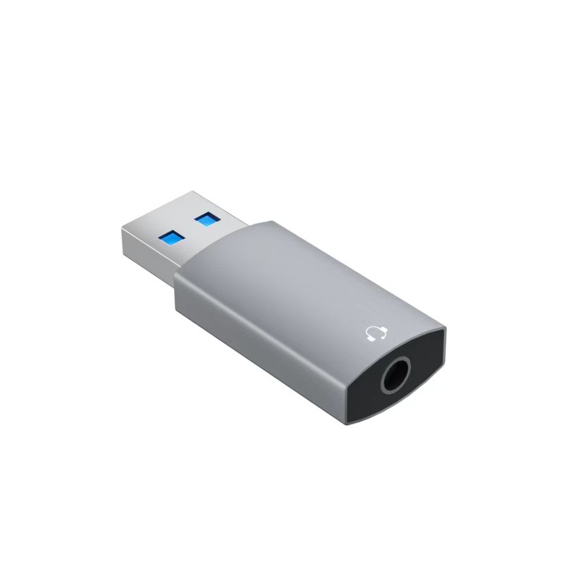 Лидер продаж; Оптовая продажа стерео гарнитура 2in1 внешние звуковые карты USB2.0 до 3,5 мм аудио адаптер Звуковая карта для компьютера/ноутбука