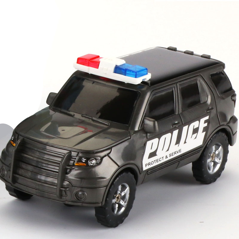 Education Stem Toy Children DIY Toys Police Solar Powered Car