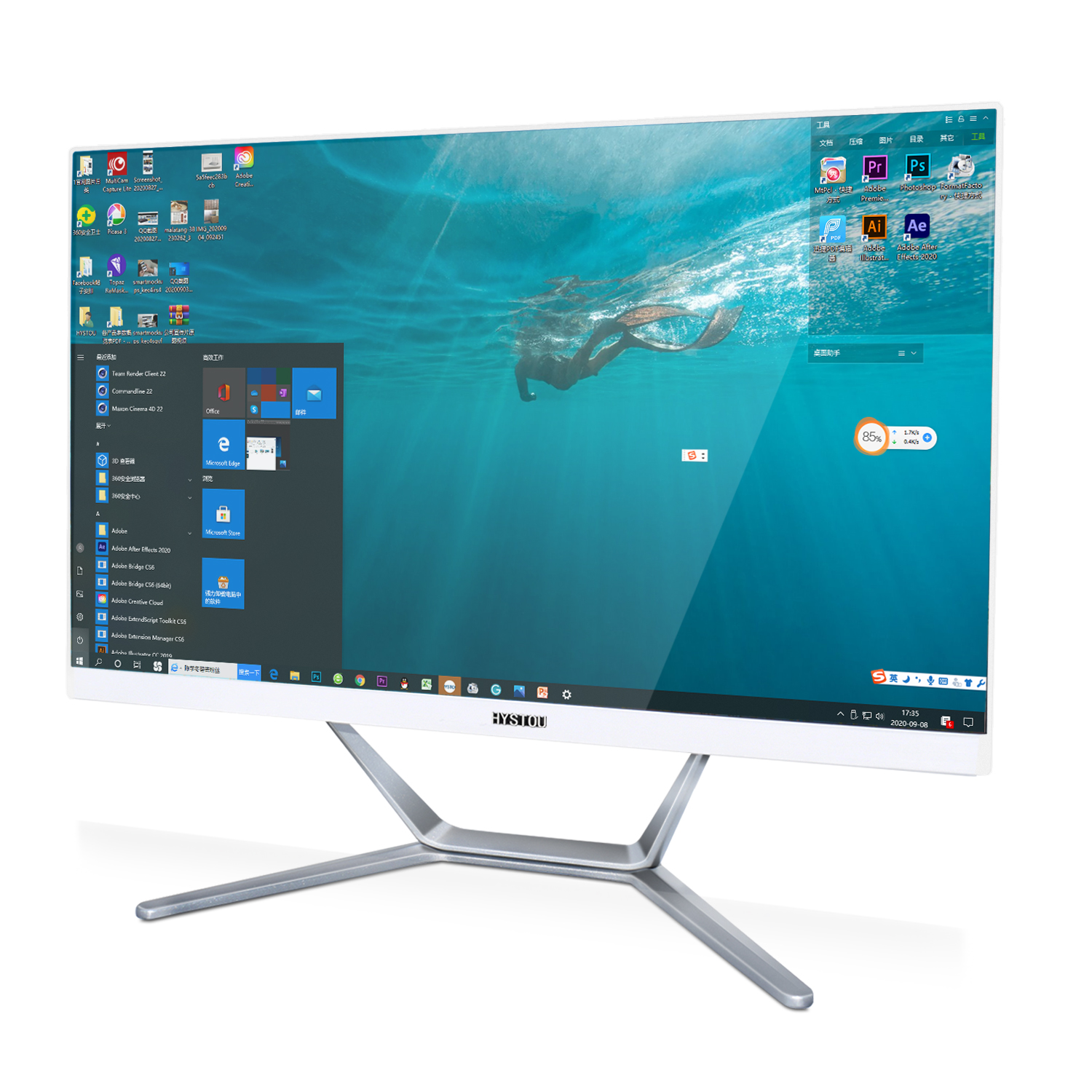 2021 All In One Computer Hardware Set Build I7 Gaming Desktop Todo En Uno All-In-One Pc