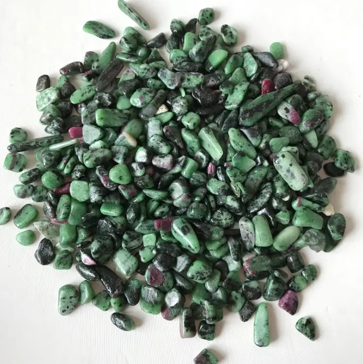 Wholesale natural bulk crystal healing stone gravel ruby zoisite crystal chips