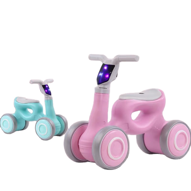 Pp Material Baby Ride On Toy Light Weight Baby 4 Wheel Balance Bike