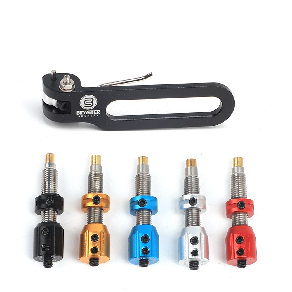 1set Bicaster Adjustable Backside Archery Rest+Cushion Plunger RH/LH for Archery Recurve Bows Hunting Shooting Accessory
