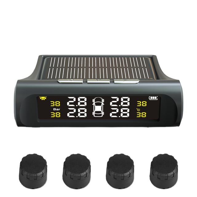 Система контроля давления в шинах TPMS на солнечных батареях
