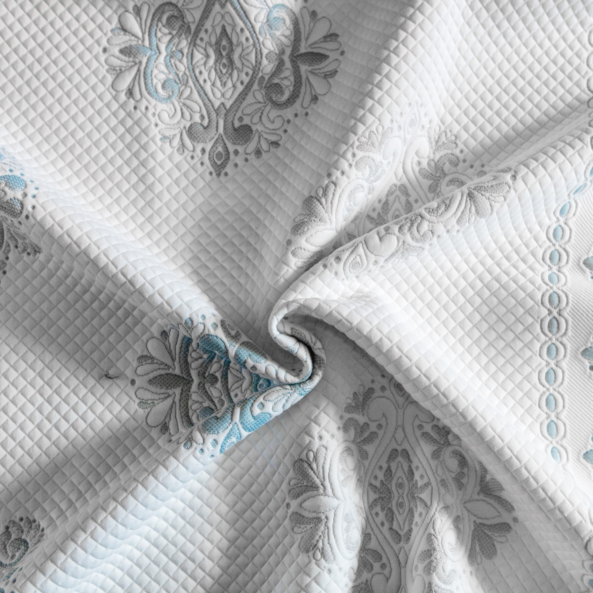 Hot sale super soft 100% polyester knitting fabric mattress cover fabric